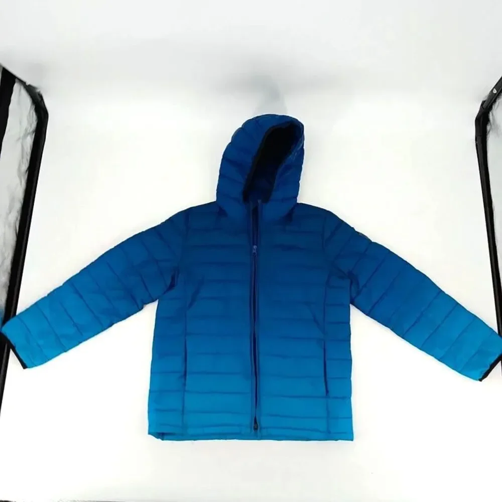 Gap kids Blue Puffer Coat -XL Lightweight Packable Travel